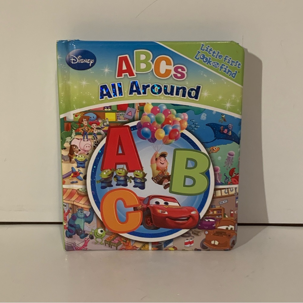 🔤 4/$25 DISNEY ABCs ALL AROUND: FIRST LOOK AND FIND BY SUE DICICCO 🔤